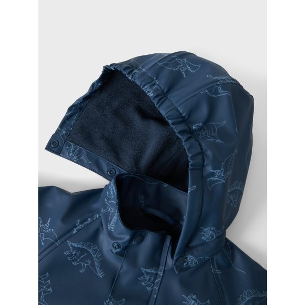 Name It Dark Denim Dry10 Regndrakt Med Fleece Magic For Sale