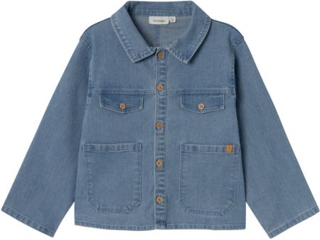 Lil Atelier Medium Blue Denim Okaja Denim Skjorta Sale