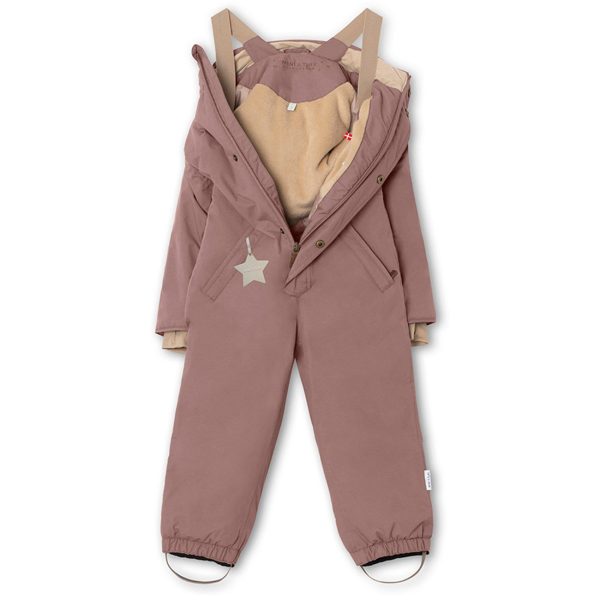 Mini A ture Light plum Wanni Fleece Flygdräkt Online Sale