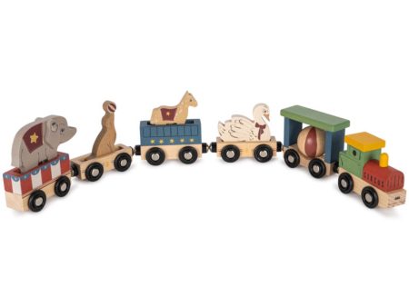 Konges Sløjd Multi Wooden Animal Train Fsc Sale