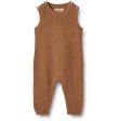 Wheat Caramel Knit Romper Vigge For Cheap