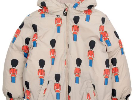 Bobo Choses Light Brown Little Tin Soldiers All Över Anorak Fashion