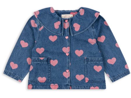 Konges Sløjd Bon Coeur Pink Magot Denim Shirt Gots For Sale