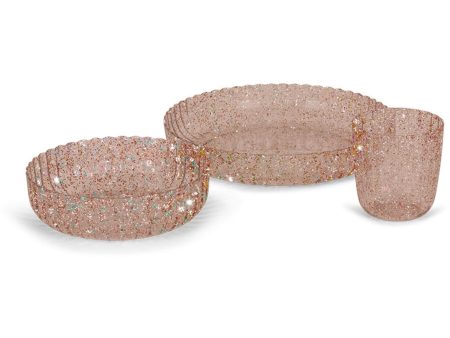 Konges Sløjd Sparkling Blush Dinner Set Glitter For Cheap