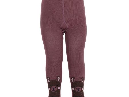 MELTON Grape Shake Llama tights Cheap