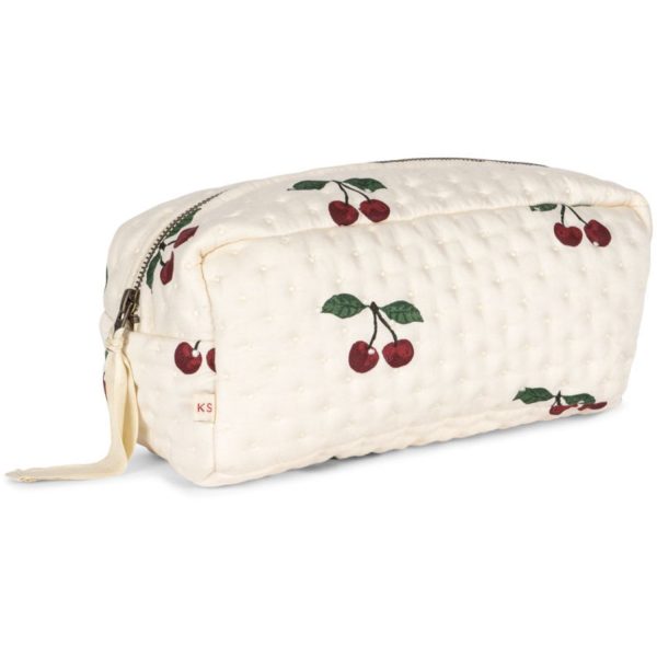 Konges Sløjd Ma Grande Cerise Small Quilted Toiletry Bag Supply