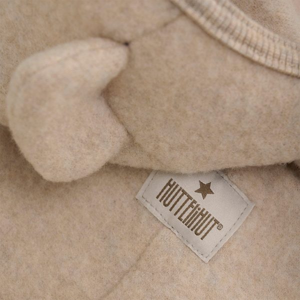 Huttelihut Camel Melange Pram Suit Ears Wool Fleece (M) Supply