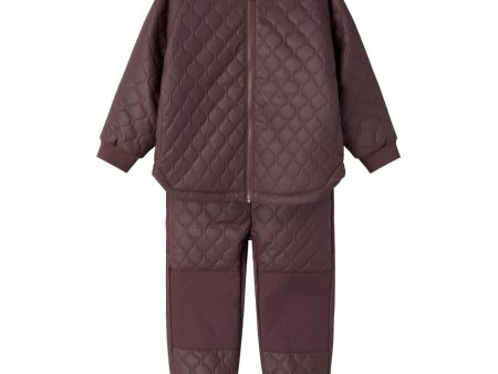 Name It Huckleberry Mud Rub Quilted Set Solid Fo Supply