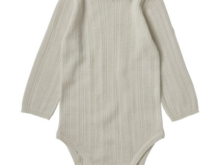 FUB Ecru Bebis Rib Body Hot on Sale