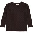 Copenhagen Colors DK Brown Merino Classic Pointelle Blus Online