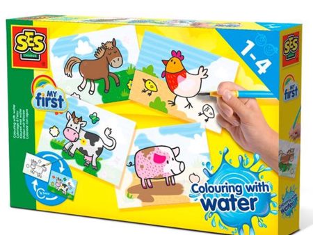 SES Creative My First Water Colors - Farm Animals Sale