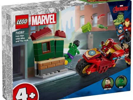 LEGO® Marvel Iron Man med motorcykel och Hulken Fashion