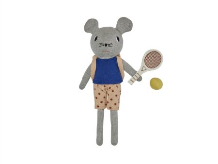 OYOY Light Grey Nuni Mouse Tennis docka Online now