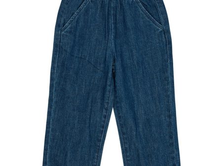 Copenhagen Colors Dark Indigo Blue Washed Organic Chinos M. Rosett Regular Fit For Cheap