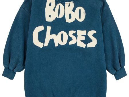 Bobo Choses Midnight Blue Long Sweatshirt Hot on Sale