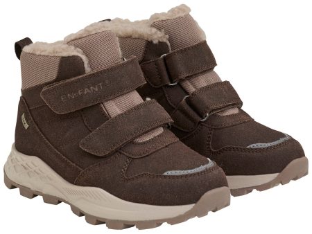 En Fant Chokladbruna Sneakers TEX Mid-High Online