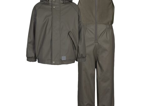 MarMar Rainwear Fleece Olive Leaf Obo Regn Set For Sale