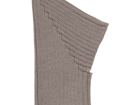 Huttelihut Brown Melange Balaclava Pixie Ull Stickad on Sale