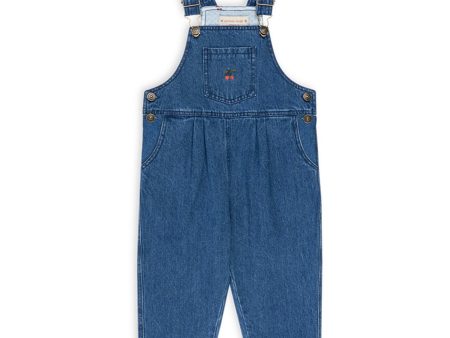 Konges Sløjd Denim Blue Cherry Magot Överalls Gots Discount