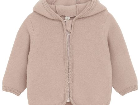 Huttelihut Mahochany Rose Jacket Ears Wool Fleece For Sale