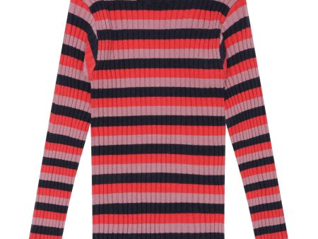 Den nya Multi Stripe Lia Knit Pullover Online now