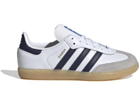 adidas Originals Cloud White Collenavy Gum3 Samba Og C Sneakers on Sale