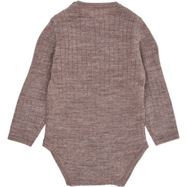 Copenhagen Colors Natural Melange Merino Rib Body Online now