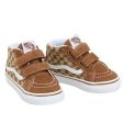 VANS Neutral Checkerboard BROWN TRUE WHITE SK8-Mid Reissue V Sale