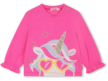 Billieblush Pink Long Sleeve T-Shirt Fashion