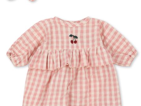 Konges Sløjd Powder Pink Check Doll Clothes Set Gots Online