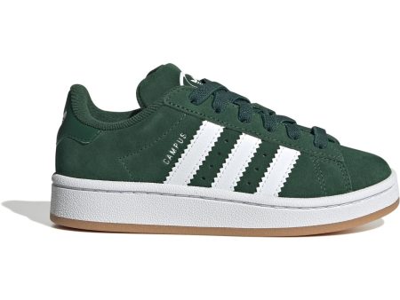 adidas Originals Dark Green   Cloud White   Gum Campus 00S El C Sneakers Hot on Sale