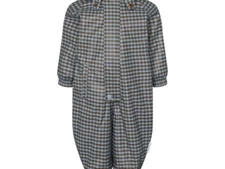 MarMar Rainwear Fleece Espresso Check Orion Regndräkt on Sale