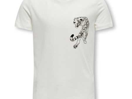 kids ONLY Cloud Dancer Tiger Stars Anna Life Boxy T-Shirt Online