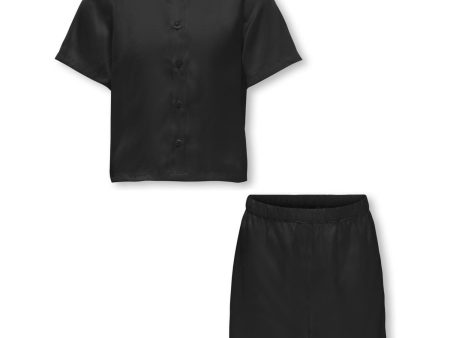 kids ONLY Black Sarah Short Satin Nightset Online