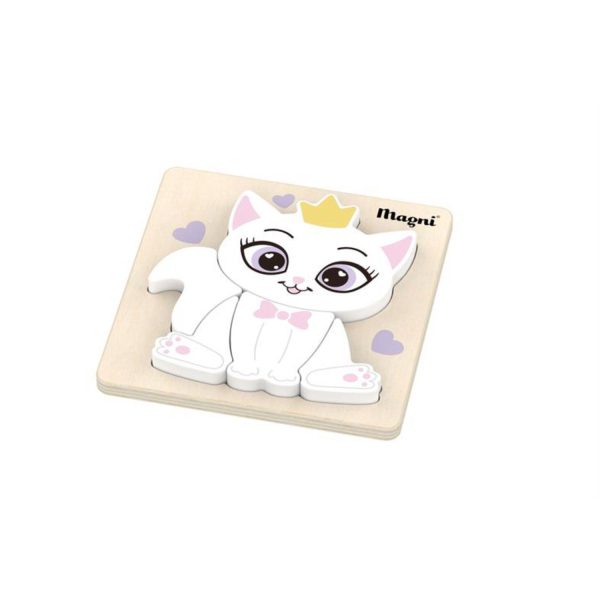 Magni Princess cat puzzle, FSC 100% Hot on Sale