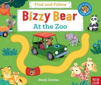 Davies Benji: Bizzy Bear: Find and Follow At the Zoo [2024] Online Hot Sale