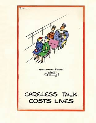 CARELESS TALK COSTS LIVES [2010] hardback on Sale